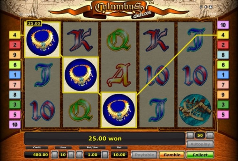 Columbus Deluxe slot