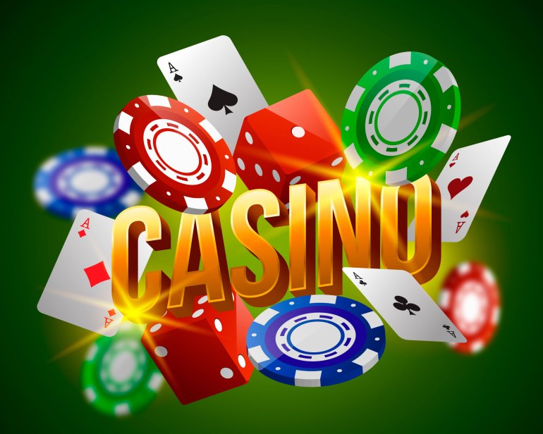 casino chips and cards