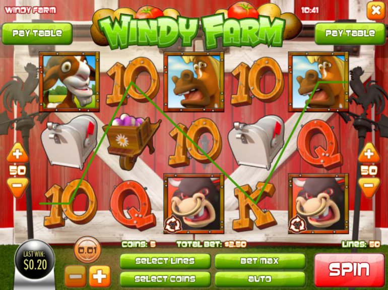 Windy Farm video slot