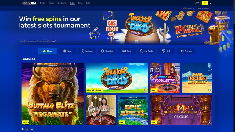 william hill casino registration