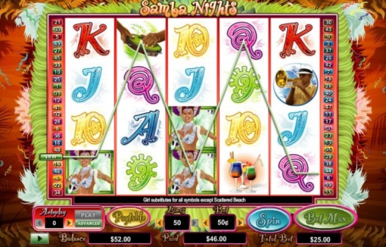 Samba Nights slot machine