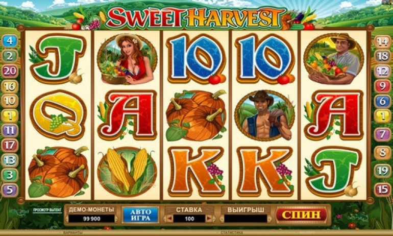 Sweet Harvest video slot