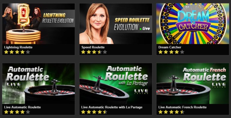 live casino games