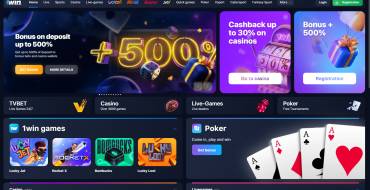 1Win Casino: Website