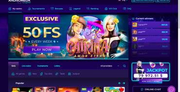 Andromeda Casino: Official Website