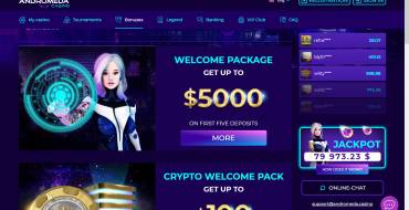 Andromeda Casino: Promotions