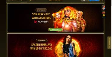 Bollywood Casino: Tournaments