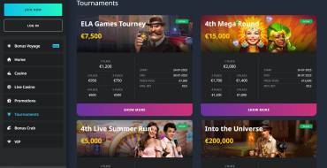 Buran casino: Tournaments