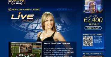 Europa casino: Legendary online casino