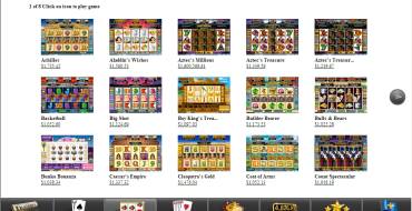 Grand Fortune casino: Games