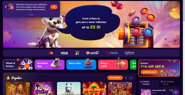 Irwin Casino: Casino Website