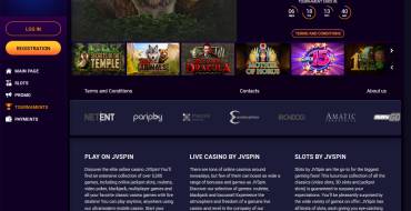 JVSpin Casino: Tournaments