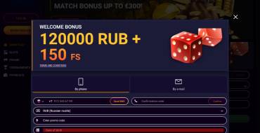 JVSpin Casino: Signing Up