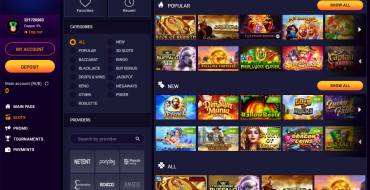 JVspinbet Casino: Games