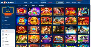 MostBet Casino: Games