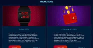 MrBit casino: Promotions