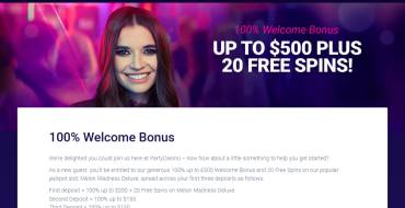 PartyCasino: Welcome Bonus