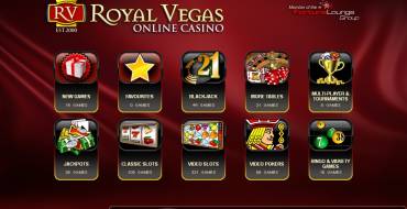 Royal Vegas сasino: Games