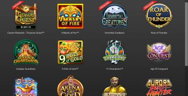 Zodiac Casino: Games