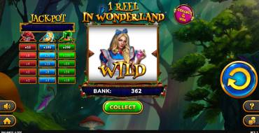 1 Reel In Wonderland: Winnings