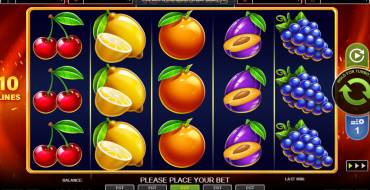 10 Glossy Hot: Slot machine