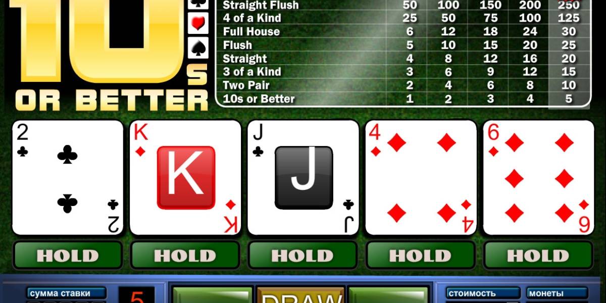 10s or Better Poker online