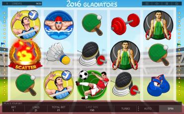 2016 Gladiators slot online