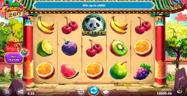 243 Fruity Zen: Slot machine