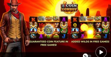 3 Coin Cowboy: Unique features