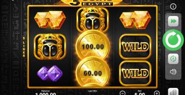 3 Coins Egypt: Slot machine