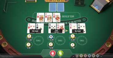 3-Hand Casino Hold'em: Bonus Bets