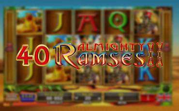 40 Almighty Ramses II slot online