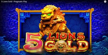 5 Lions: Slot machine