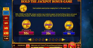 9 Coins Grand Diamond Edition: Jackpot