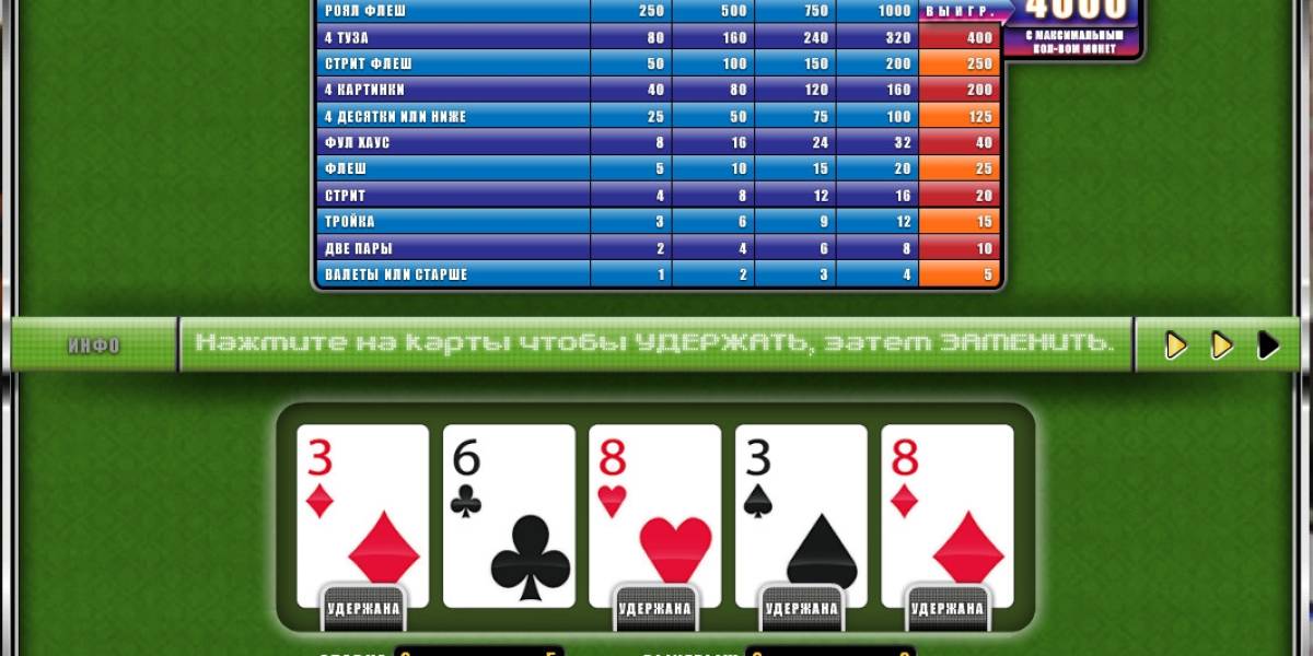 Aces and Faces Poker online