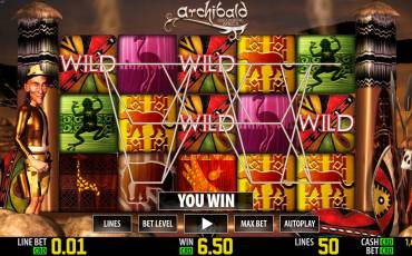 Archibald: Discovering Africa slot online