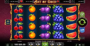 Art of Gold: Slot machine