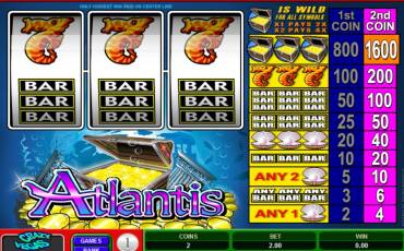 Atlantis slot online