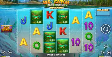 Big Catch Bass Fishing Megaways: Slot machine