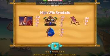 Bikini Island Deluxe: Higher symbols