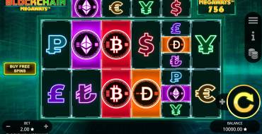 Blockchain Megaways: Slot machine