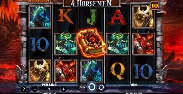 Book Of 4 Horseman: Slot machine