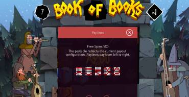 Book of Books: Payout table