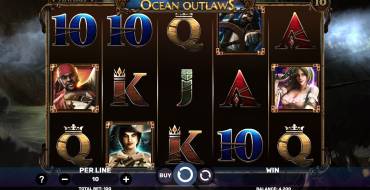 Book of Ocean Outlaws: Slot machine