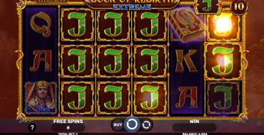 Book Of Rebirth – Extreme: Free spins