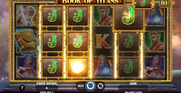 Book Of Titans: Free spins