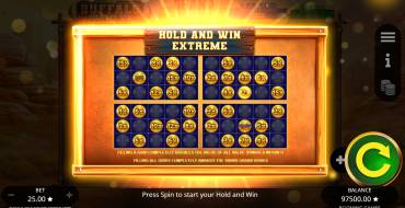 Buffalo Hold And Win Extreme 10000: Bonus games