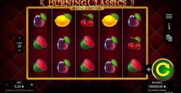 Burning Classics Royal Edition: Slot machine