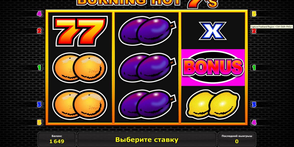 Burning Hot 7’s slot online