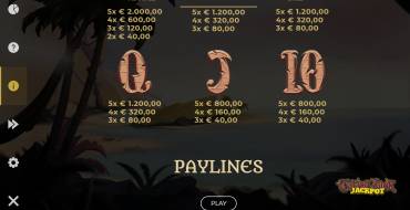 Calico Jack Jackpot: Schedule of Payments 2